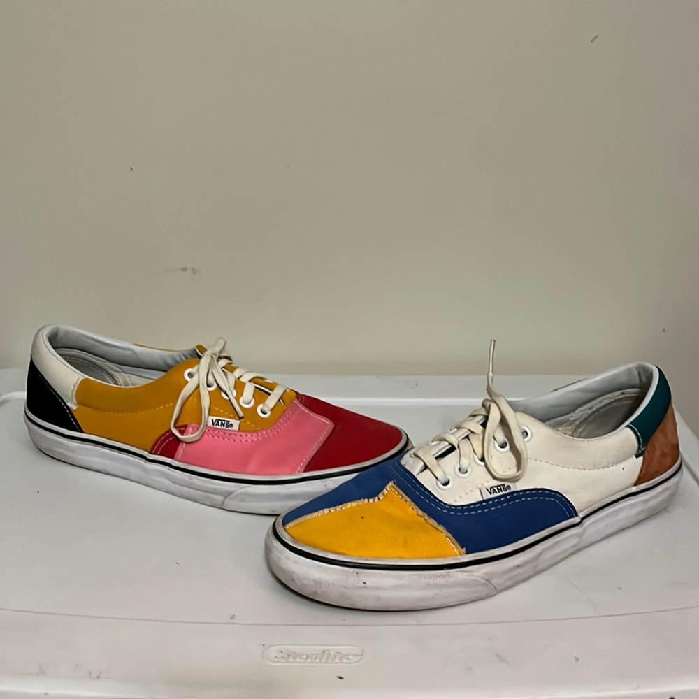 Vans Patchwork Era. Size 9 Men, 10.5 Women. Used